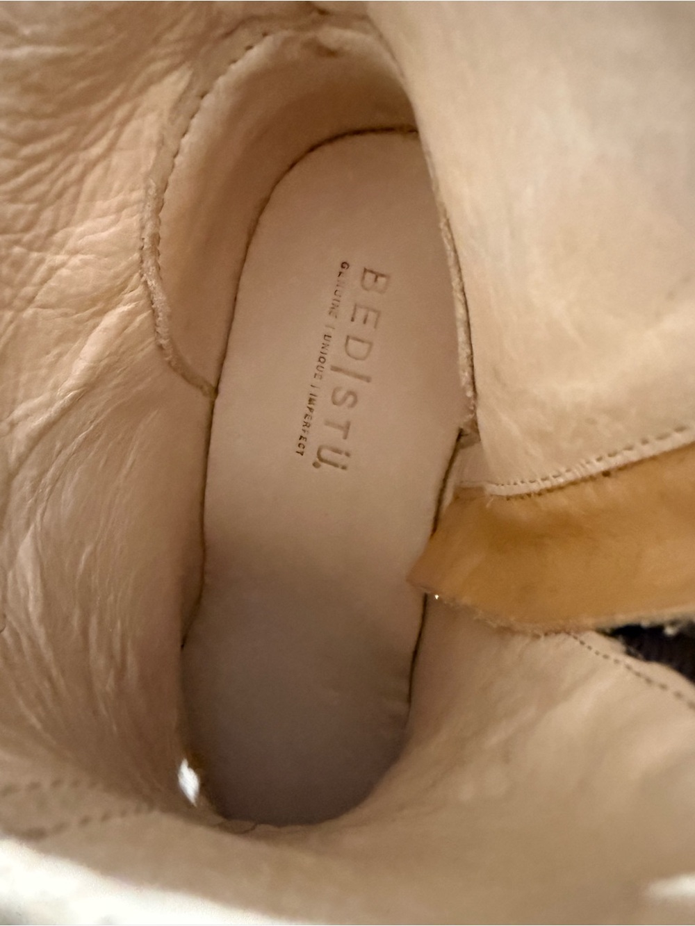 Bed Stu-Cobbler Collection Isla NIB GORGEOUS Leather Boots Rustic Tan 8.5 - Picture 12 of 13